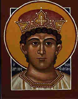 Byzantine emperor Constantine the Great, Byzantium/Byzantine icon
