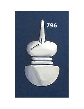 796 Cycladic Idol pendant in solid sterling silver