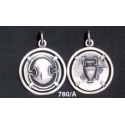 780/A Thebes shield / amphora pendant