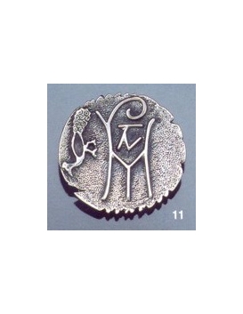 11 Byzantine monogram brooch