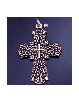 64 Radiant Concentric Byzantine Cross (L)
