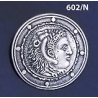 602/N Alexander the Great Coin Macedonia Silver Sterling Broooch