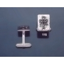 115 Solid Silver Cufflinks with Byzantine Monogram