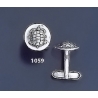 1059 Aegina Land Tortoise Coin Cufflinks ((M)