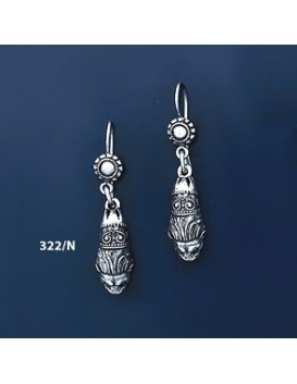 322/N Lion torc earrings