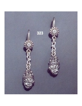 323 Lion torc earrings
