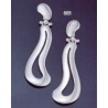 669 Large free-form symmetrical Grecian earrings