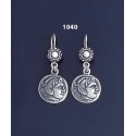 1040 Alexander the Great ( Hercules) Silver Earrings