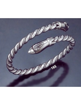 165 Hand-Coiled Double Headed Snake Bracelet