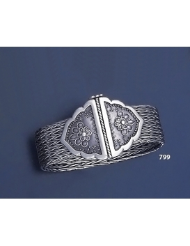 799 Hand Braided Silver Bracelet (M)
