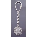 372 Silver Keyring with Phaistos disc