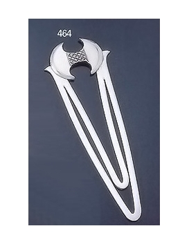 464 Sterling Silver Bookmark with Minoan Double Headed Axe