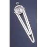469 Sterling Silver Bookmark with Helmeted Athena Coin