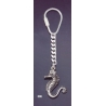 686 Silver Keyring with Sea Horse / Hippocampus
