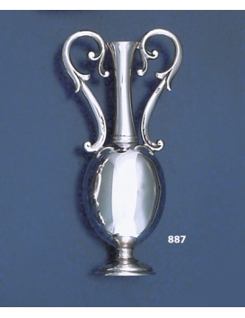 887 Collectible Solid Sterling Silver Miniature Loutrophoros Vase