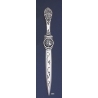 895 Solid Silver Paper-Knife with Alexander The Great (Hercules) Coin