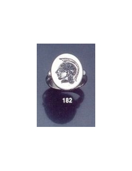 182 Athena intaglio (seal) Ring