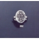 202 Sterling Siver Band Ring with Byzantine Monogram