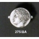 275/DA Apollo God of music silver band ring