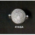 410/DA Phaistos disc sterling silver band ring