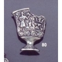 80 Fractured ornate vase brooch