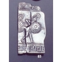 83 Large Spartan mural reproducton brooch