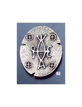 92 Byzantine monogram brooch