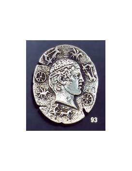 93 Iniohos charioteer of Delphi brooch