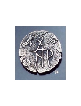 94 Byzantine monogram brooch