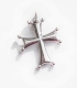 155 Sterling Byzantine/Knights Templar Cross patt+¬e pendant