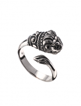 Lion ring for women from Greek Jewelry Shop