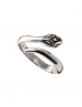 265/S Sterling silver Minoan snake ring