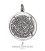 1025 Phaistos disc pendant on silver bezel (L)