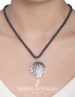 Silver Greek pendant. Macedonia Star / Sun / Starburst pendant Extra Large