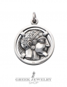 773 Athens tetradrachm, Athena & Owl of wisdom exquisite coin pendant