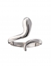 319 Sterling silver Minoan snake ring