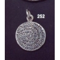 252 Small flat Phaistos disc pendant (17mm diameter)