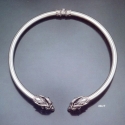 234/T XLarge Capricorn torc collar necklace