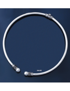 506/BE Impressive Solid Silver Ancient Collar Necklace (L)