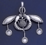 malia bees brooch material silver from Heraklion Museum Crete. Greek Jewelry shop. Minoan artifact